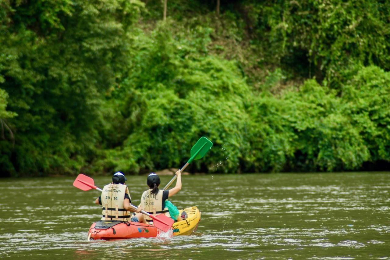 Hintok River Camp Ban Huai Maenam Noi Exteriör bild