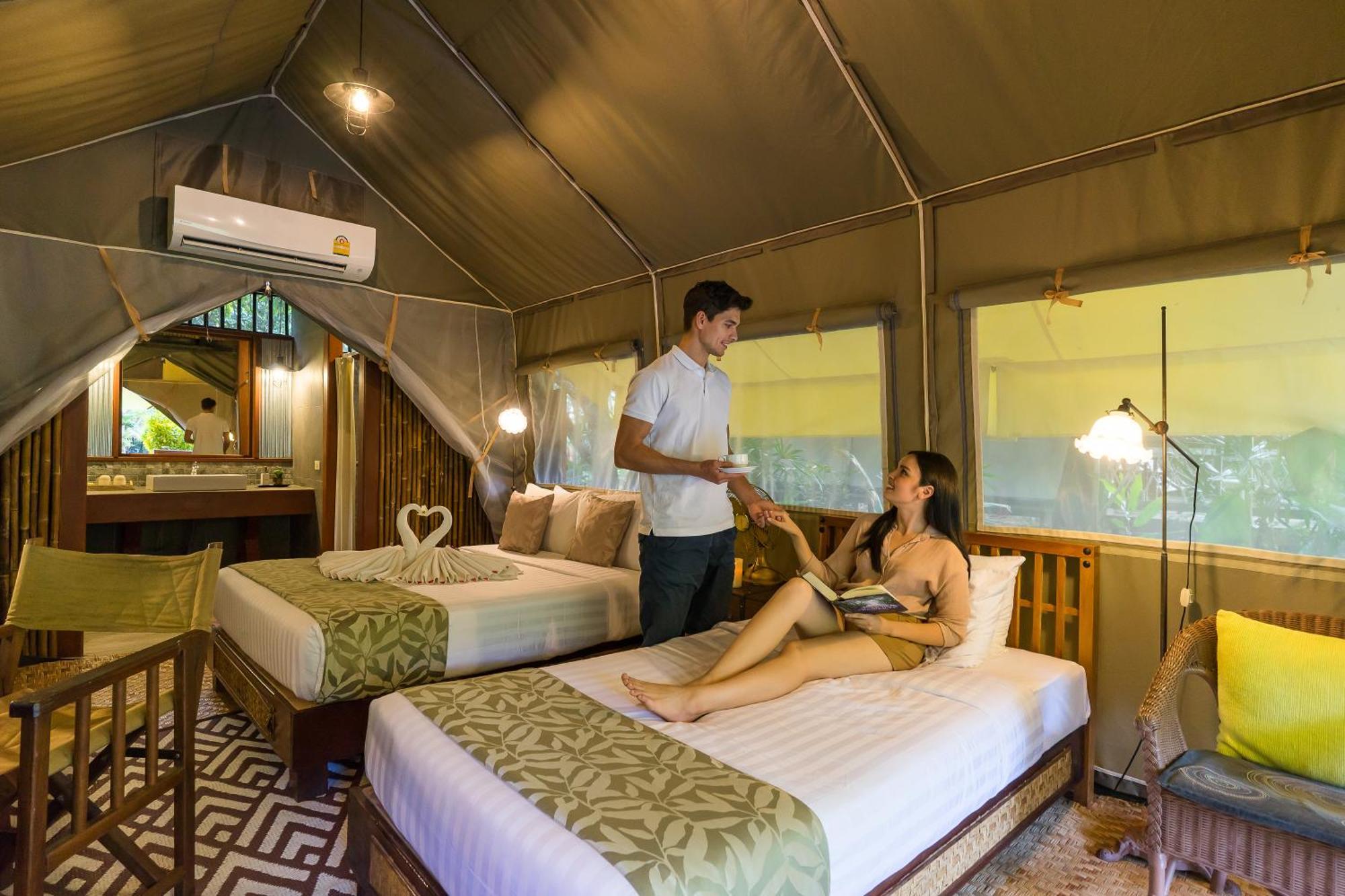 Hintok River Camp Ban Huai Maenam Noi Exteriör bild